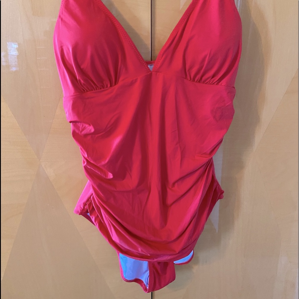XL Red One piece swimsuit
